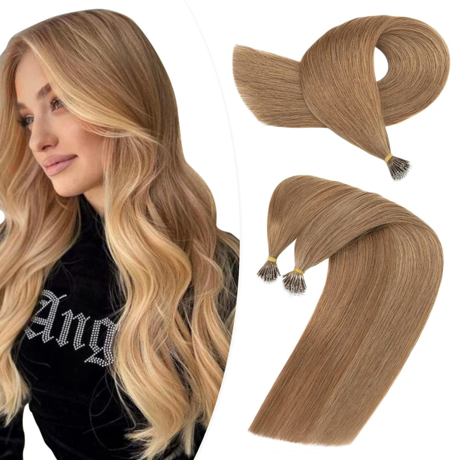 Extensii Nanoring Deluxe Blond Mediu Extensii Nanoring Deluxe Blond Mediu